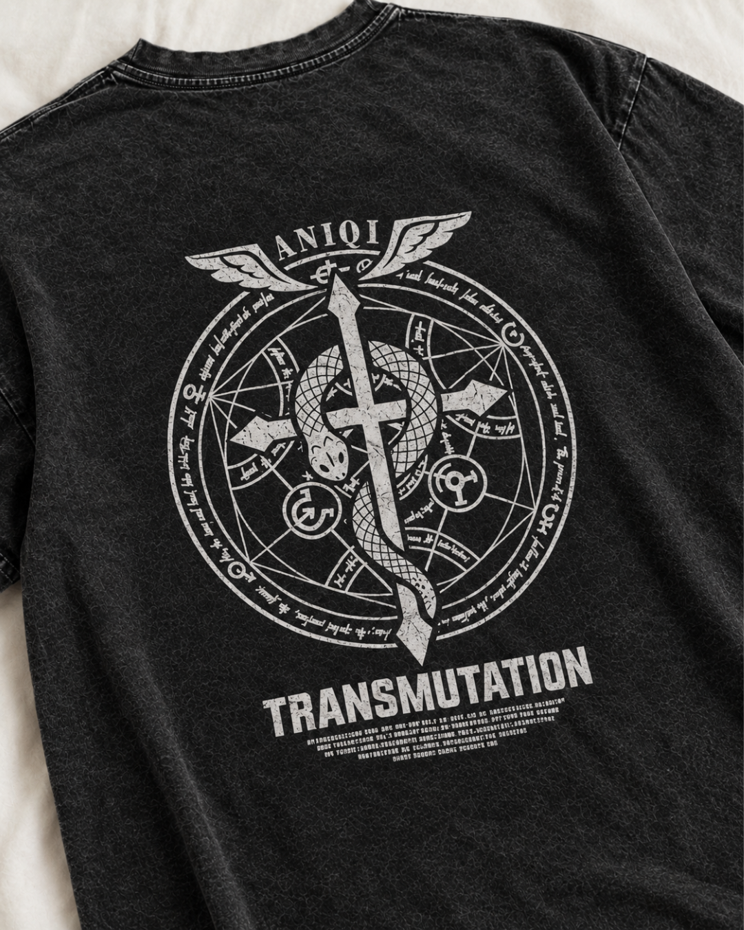 Fullmetal Oversized Tee - Equivalent Exchange
