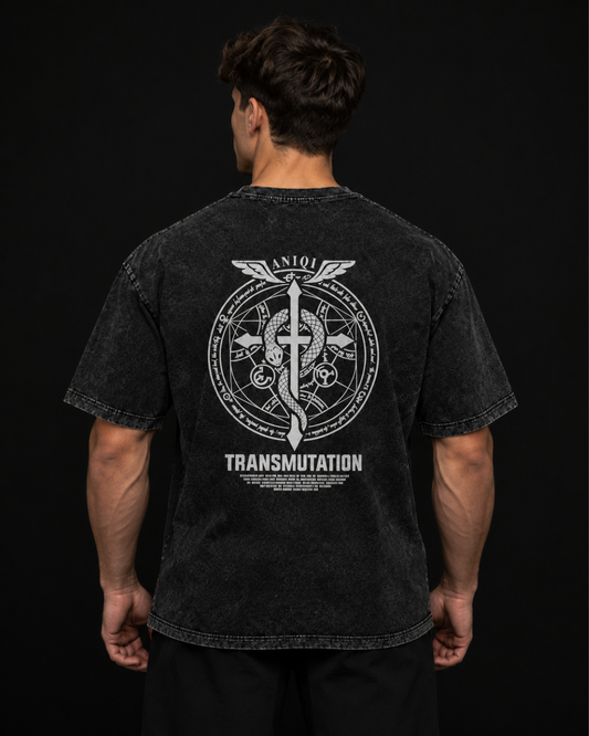 Fullmetal Oversized Tee - Equivalent Exchange