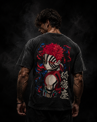 Akaza Oversized Tee - Cursed Shadow