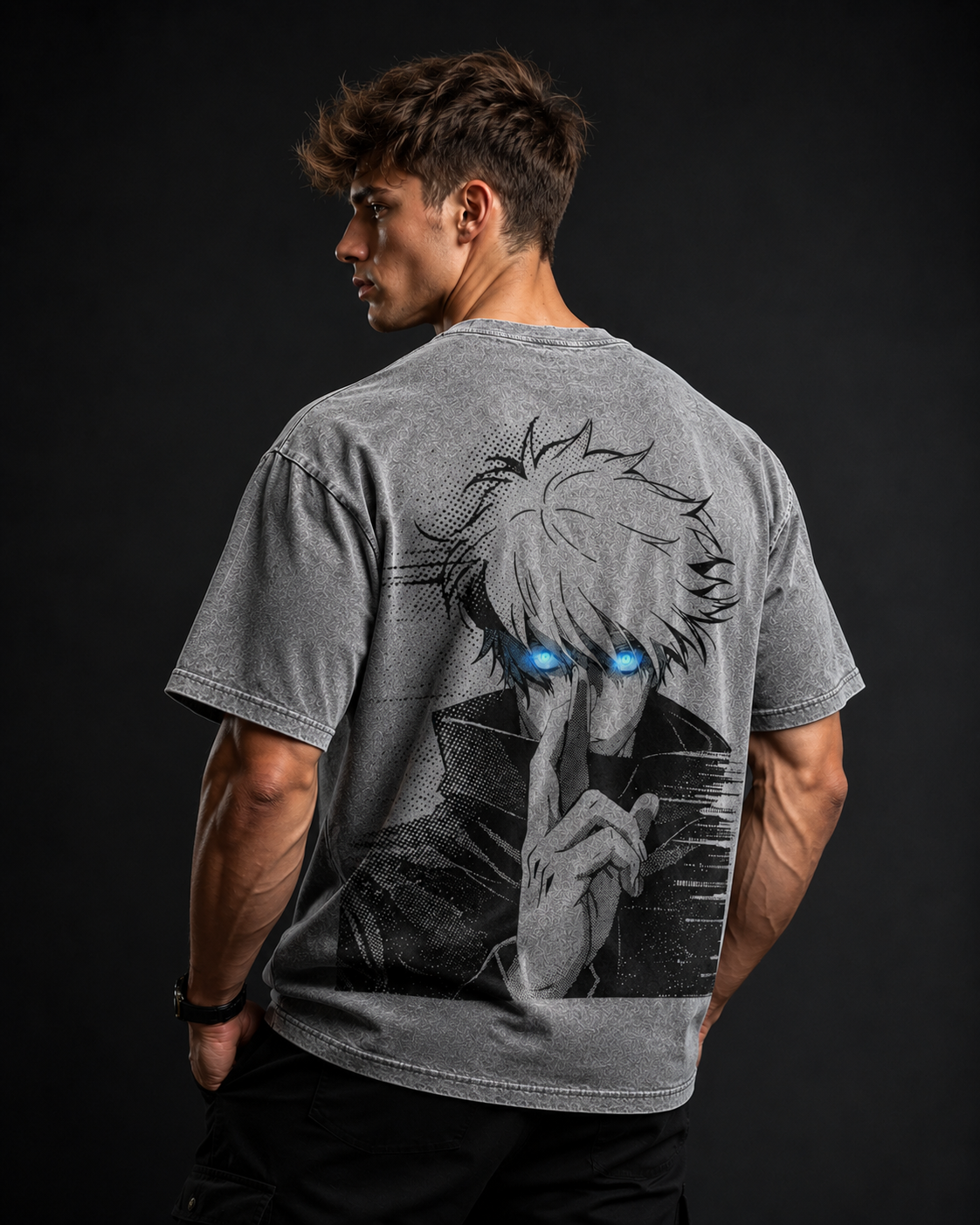 Gojo Oversized Tee - Limitless Infinity
